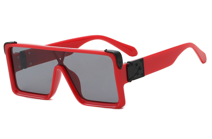 Oversized Square Sunglasses for Women – Black & White