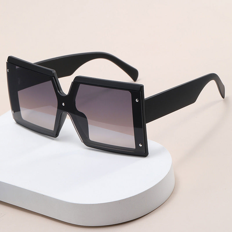 Oversized Vintage Square Sunglasses Unisex