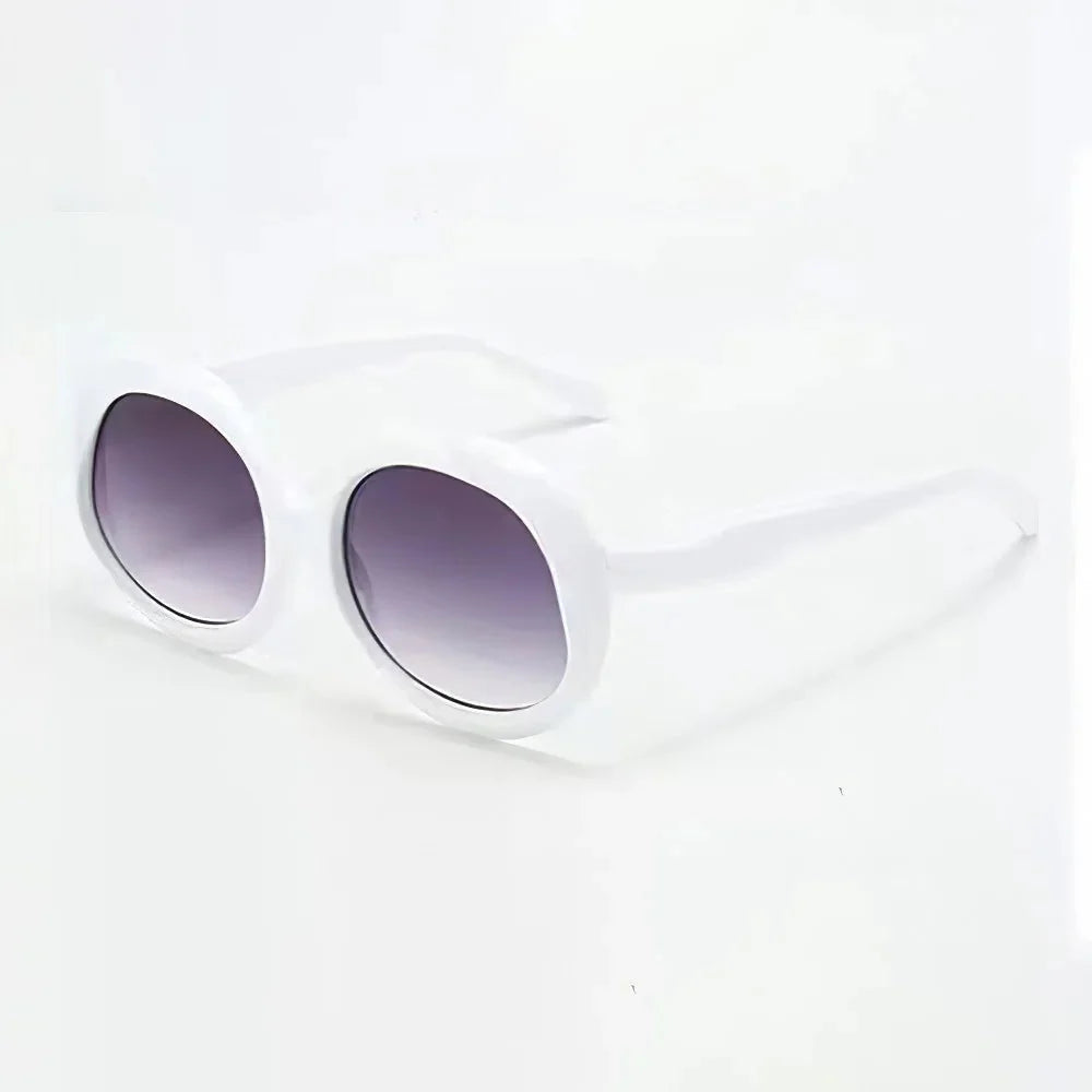 Retro Oval Photochromic UV Protection Sunglasses