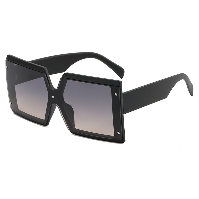 Oversized Vintage Square Sunglasses Unisex