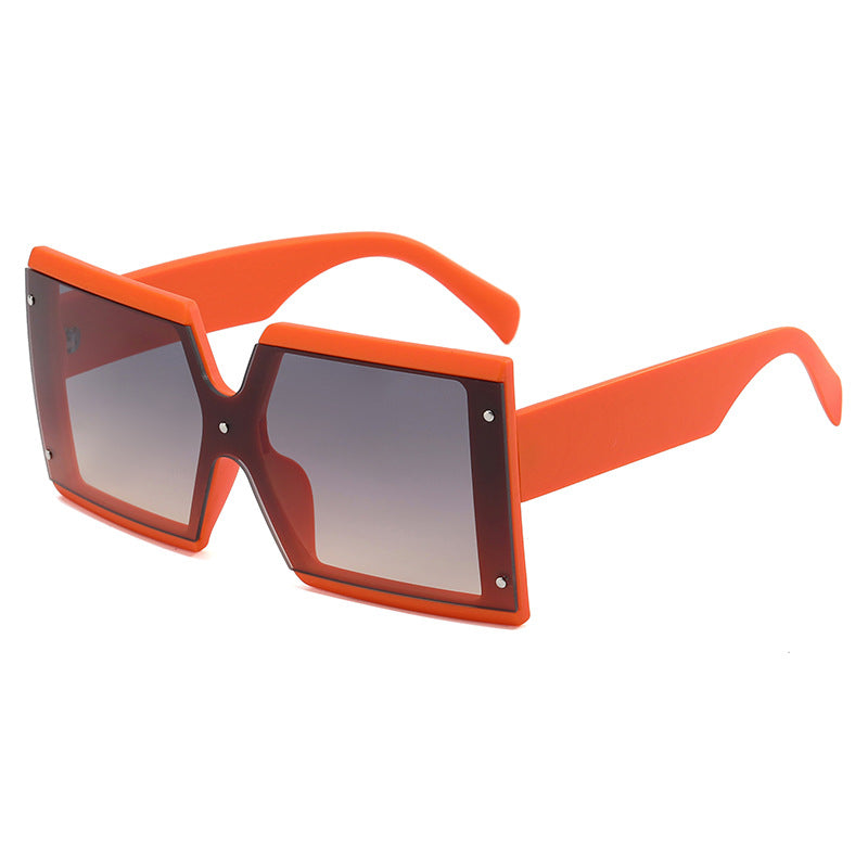 Oversized Vintage Square Sunglasses Unisex