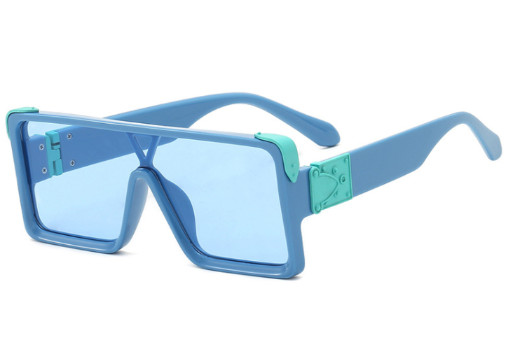 Oversized Square Sunglasses for Women – Black & White