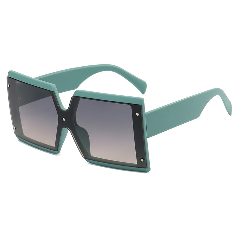 Oversized Vintage Square Sunglasses Unisex