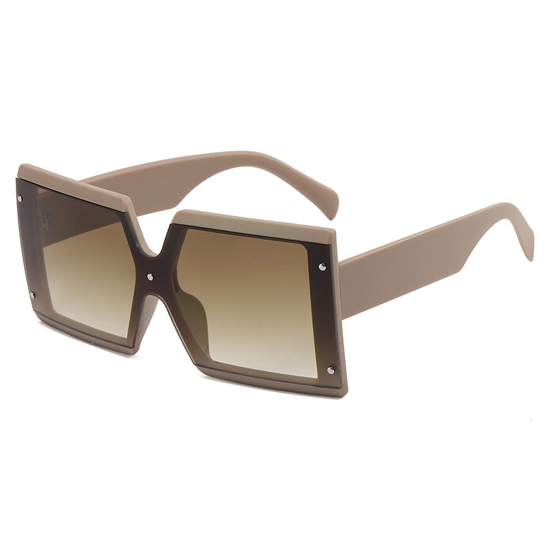 Oversized Vintage Square Sunglasses Unisex