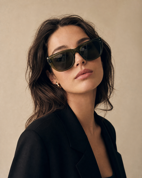52mm Cat Eye Sunglasses – Vibrant Green
