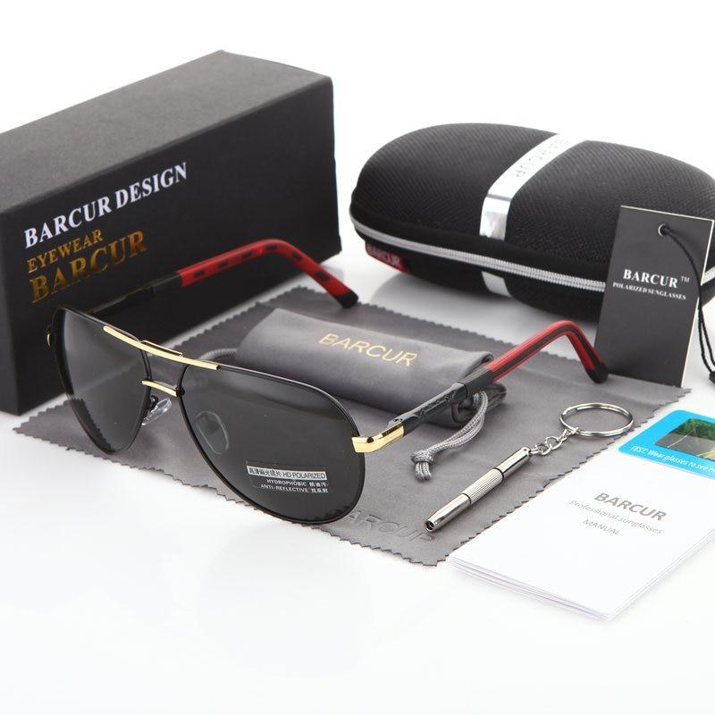 Aviator Polarized Sunglasses for Men – Aluminum Magnesium Frame