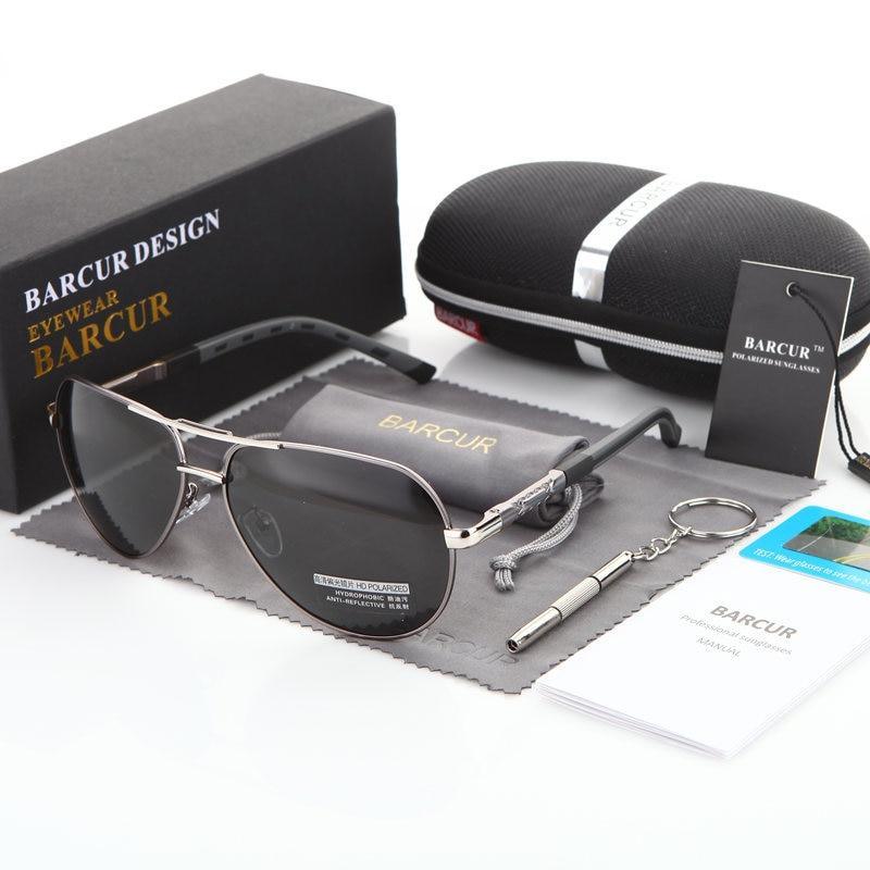 Aviator Polarized Sunglasses for Men – Aluminum Magnesium Frame