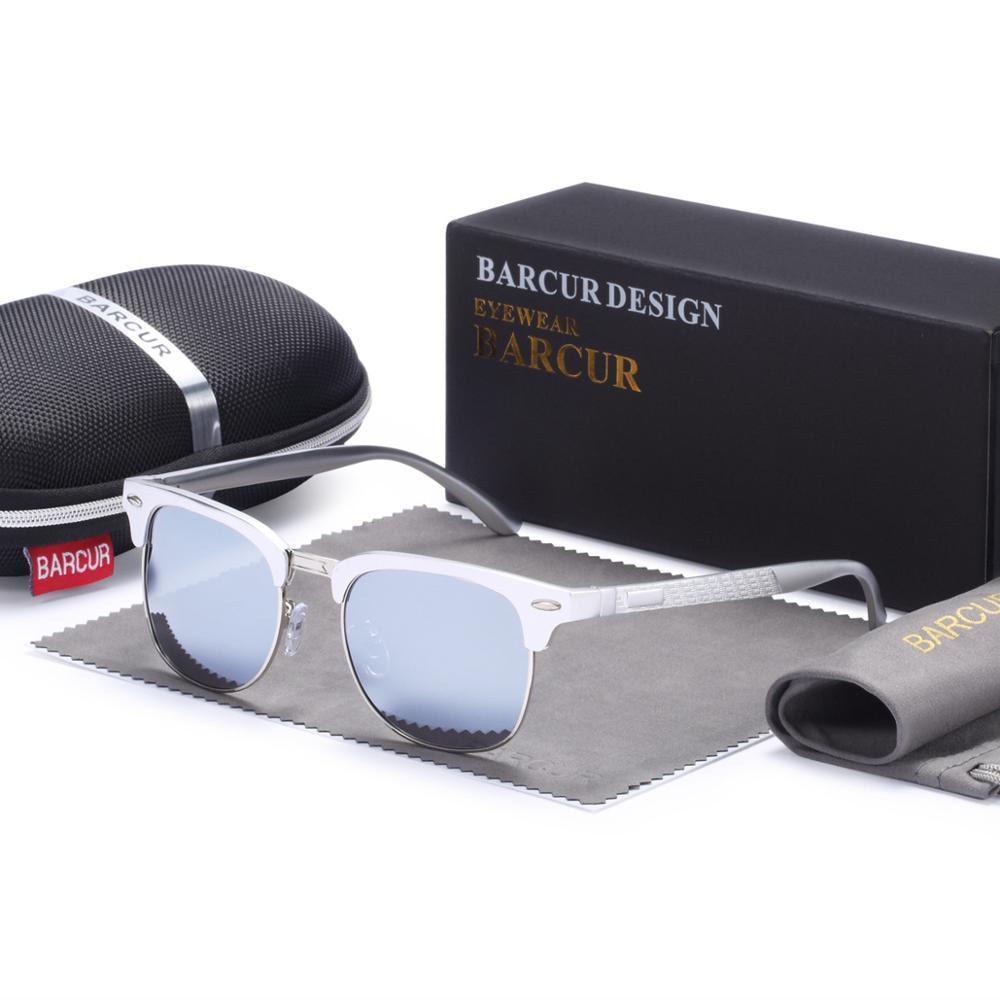Classic Punk Polarized Sunglasses for Men – Aluminum UV400