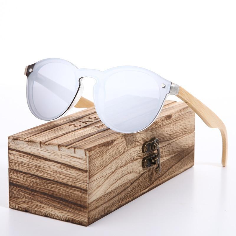 Luxury Cat Eye Bamboo Sunglasses – UV400 Unisex