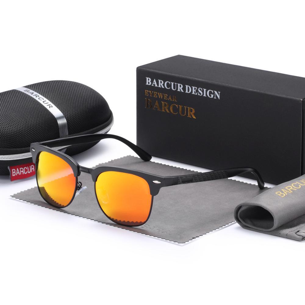 Classic Punk Polarized Sunglasses for Men – Aluminum UV400