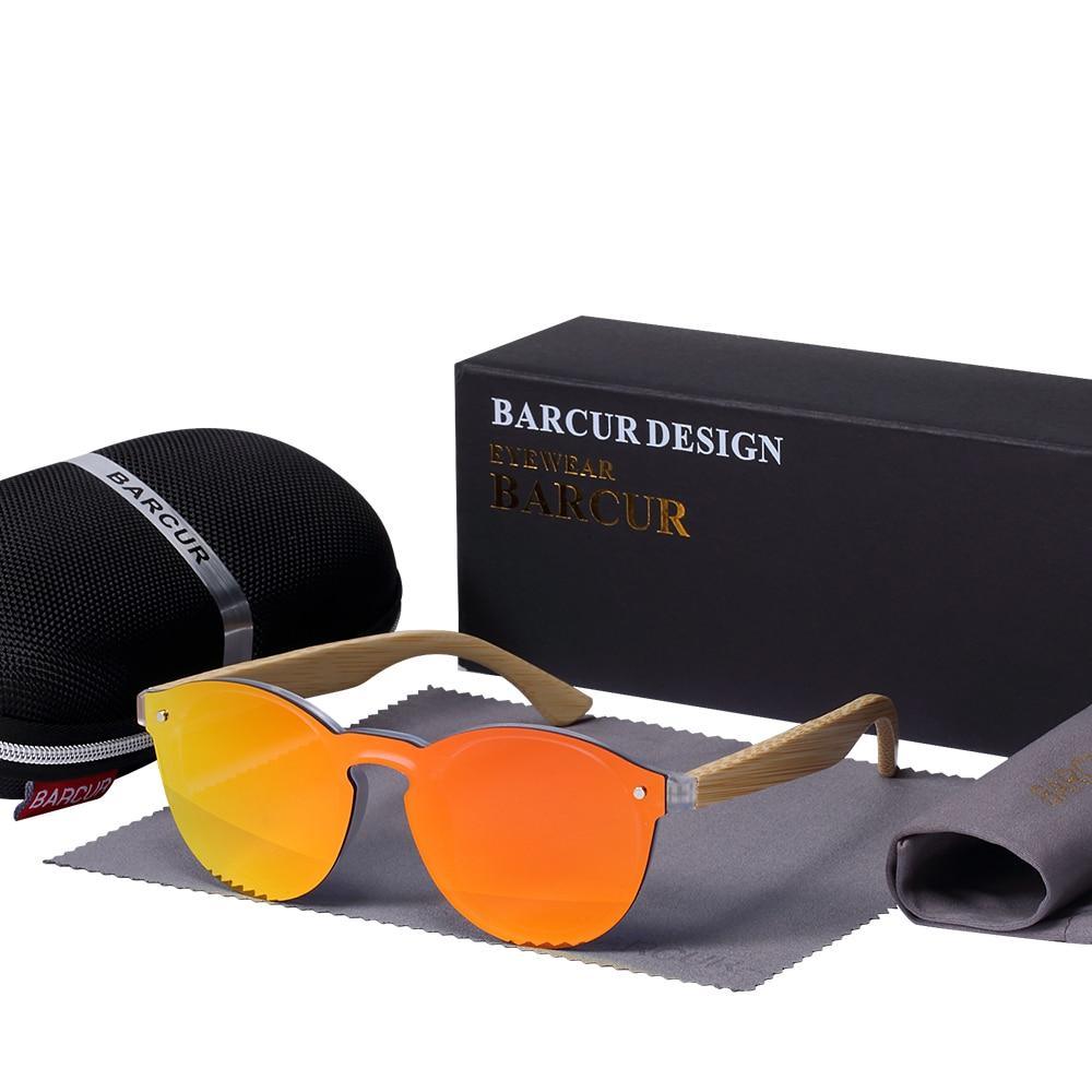 Luxury Cat Eye Bamboo Sunglasses – UV400 Unisex