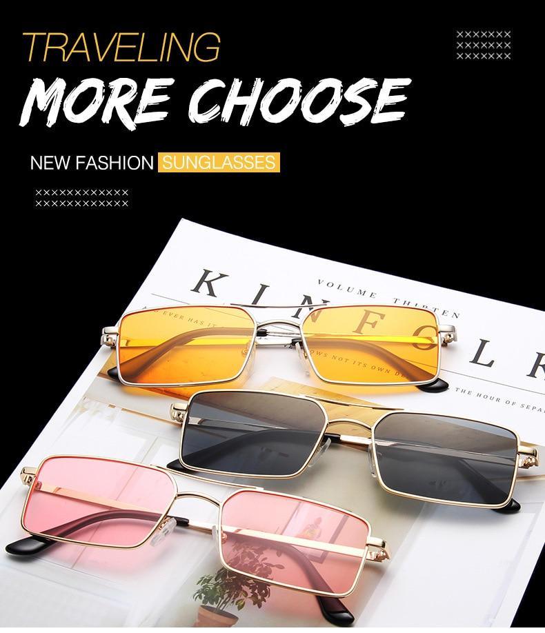 Retro Steampunk Sunglasses for Women – Metal UV400