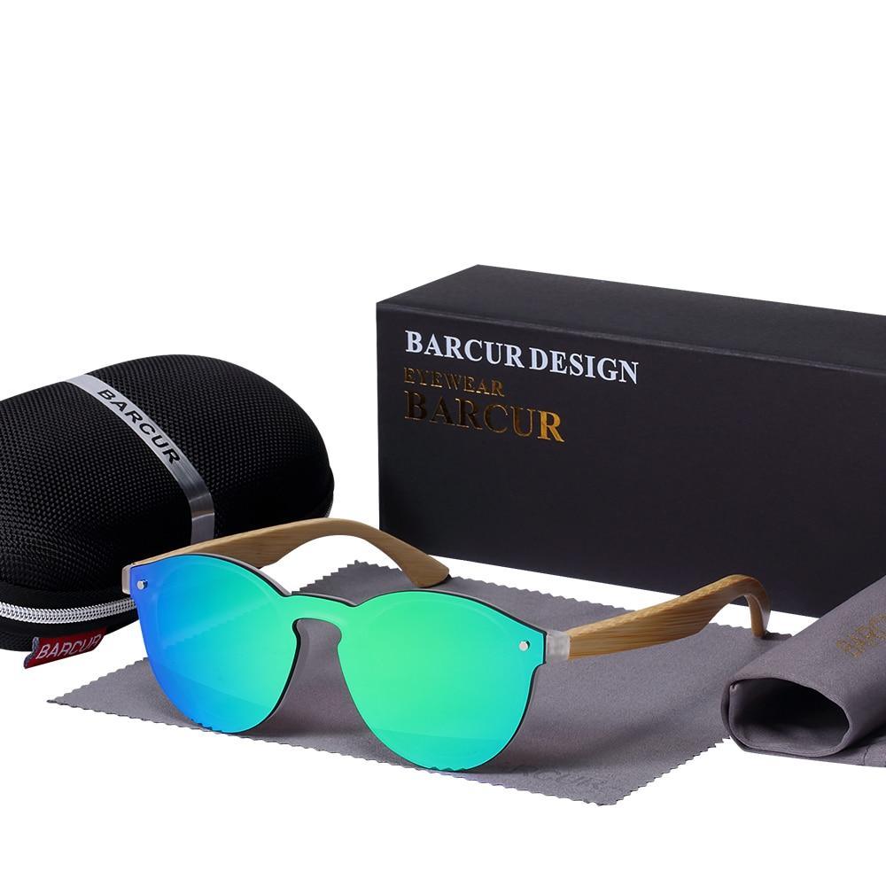 Luxury Cat Eye Bamboo Sunglasses – UV400 Unisex