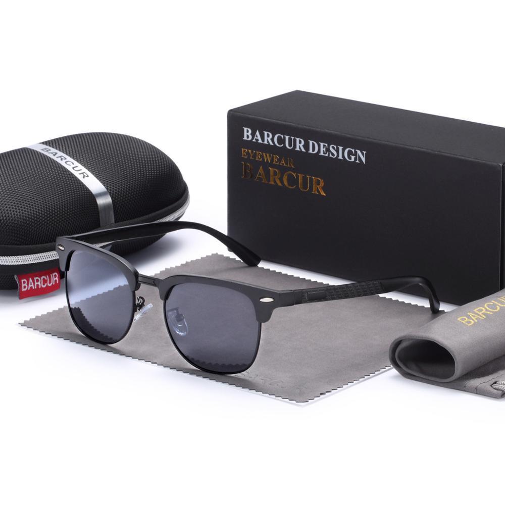 Classic Punk Polarized Sunglasses for Men – Aluminum UV400
