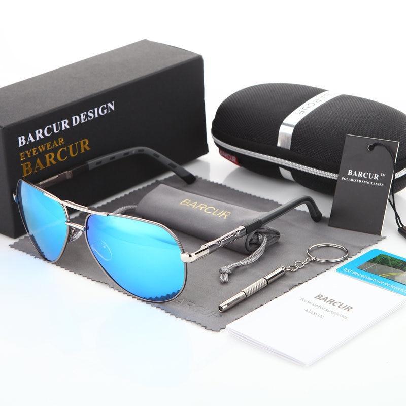 Aviator Polarized Sunglasses for Men – Aluminum Magnesium Frame