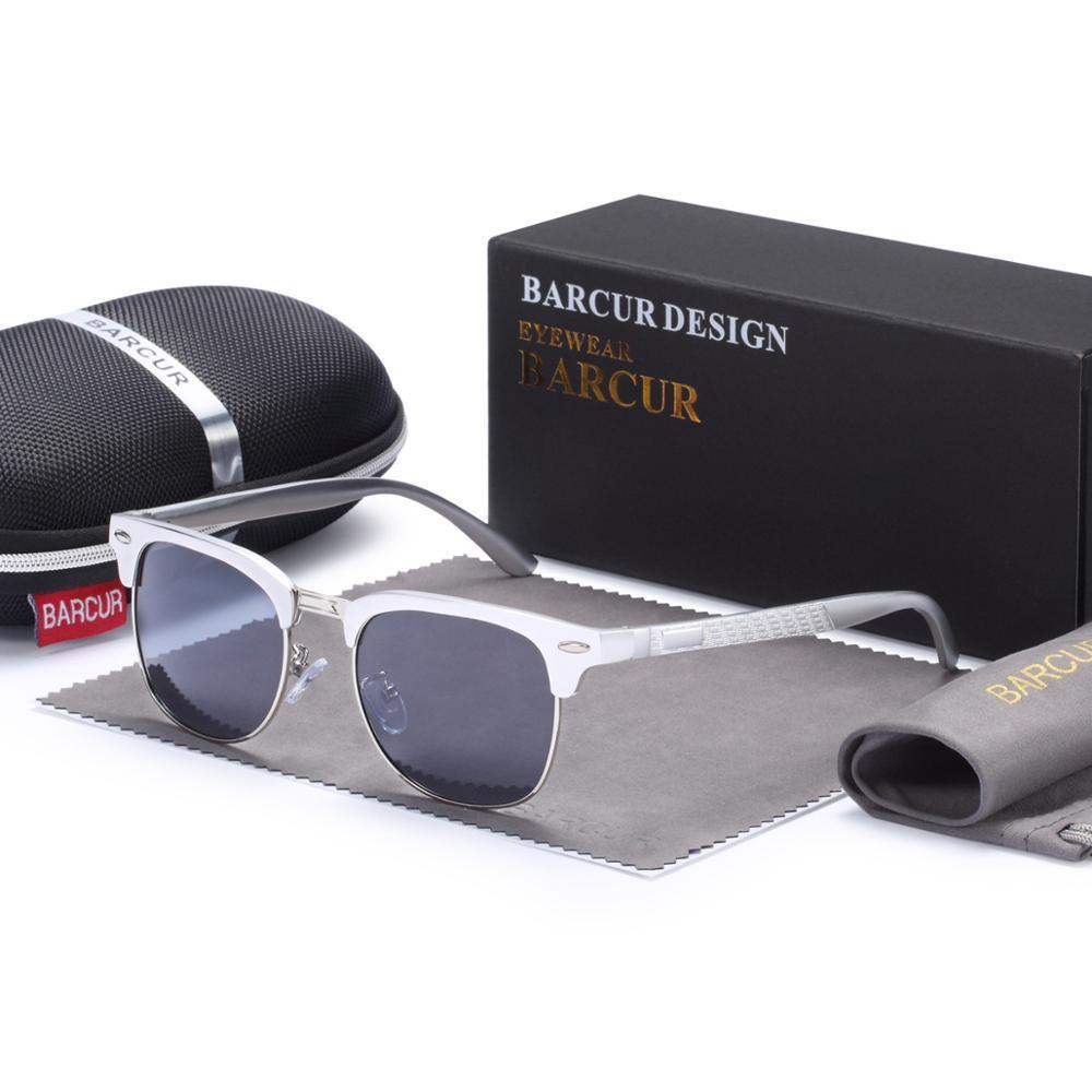Classic Punk Polarized Sunglasses for Men – Aluminum UV400