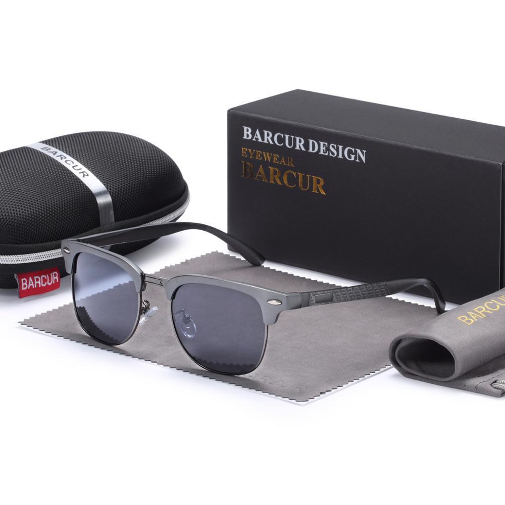 Classic Punk Polarized Sunglasses for Men – Aluminum UV400