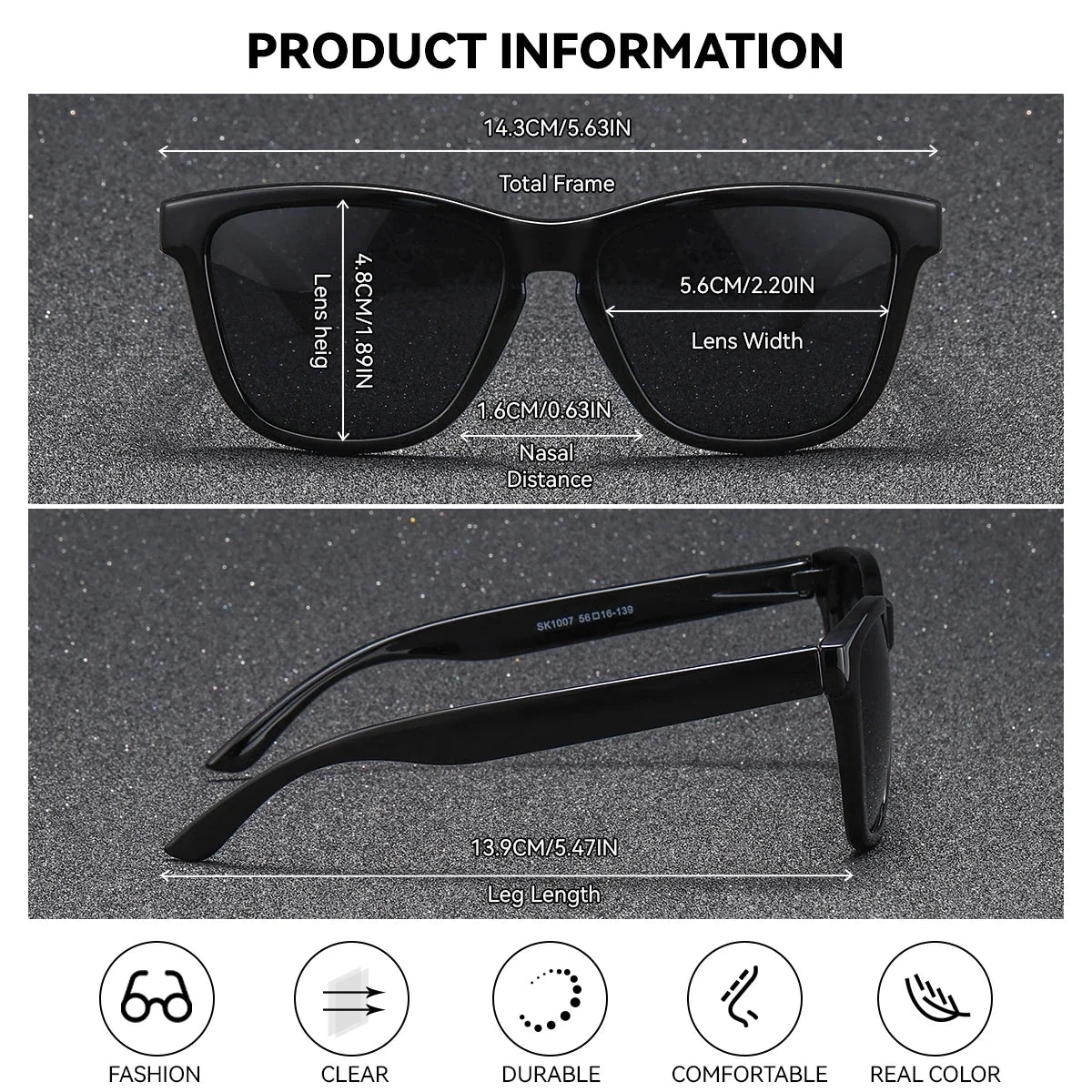 BARCUR Oval Polarized Sunglasses for Women – UV400