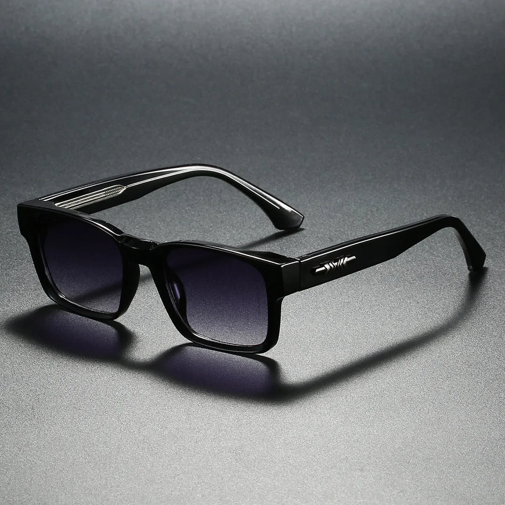 Quality Square Polarized Sunglasses Men Metal Core UV400 Unisex Sun Glasses Travel Hiking Beach Fishing Eyewear