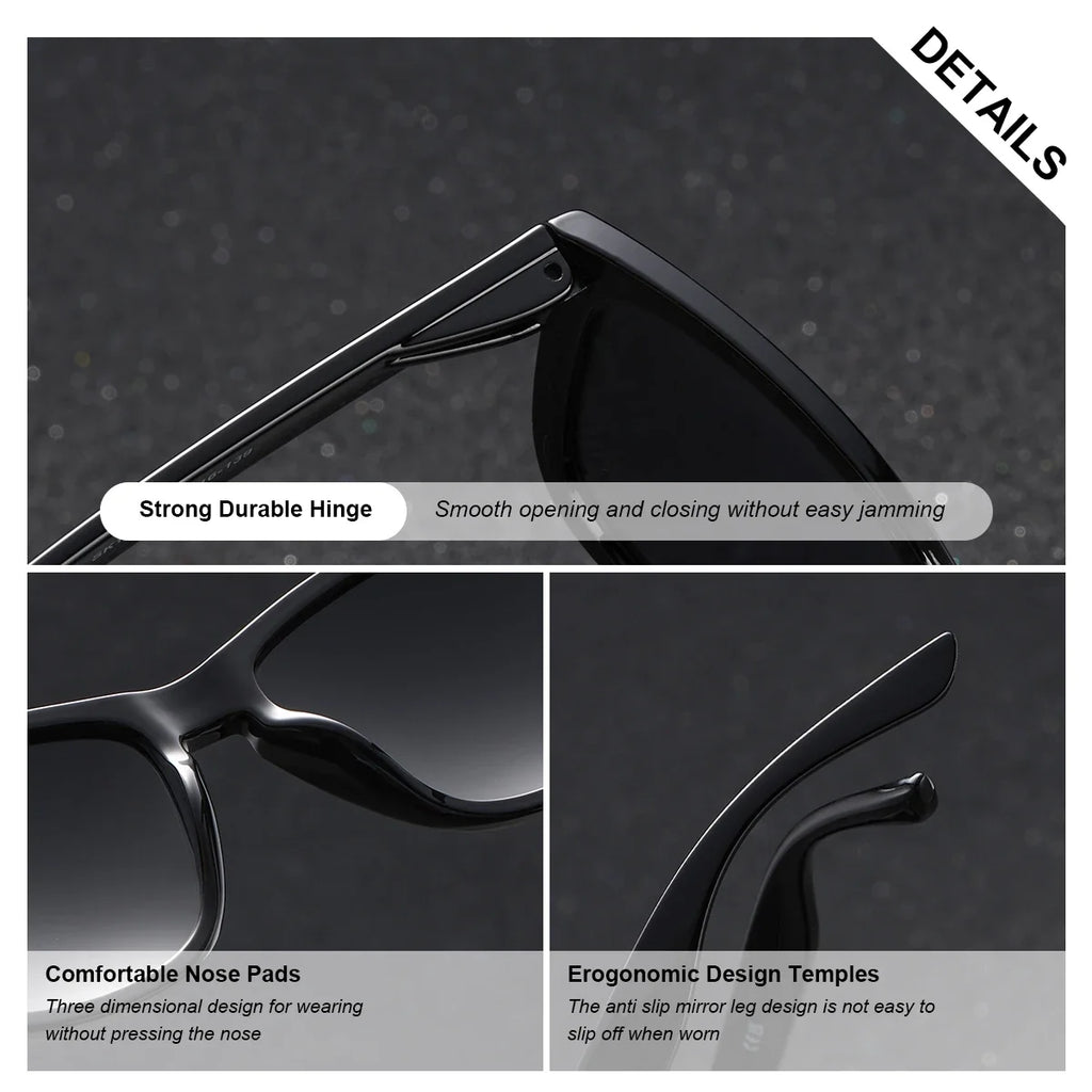 BARCUR Oval Polarized Sunglasses for Women – UV400