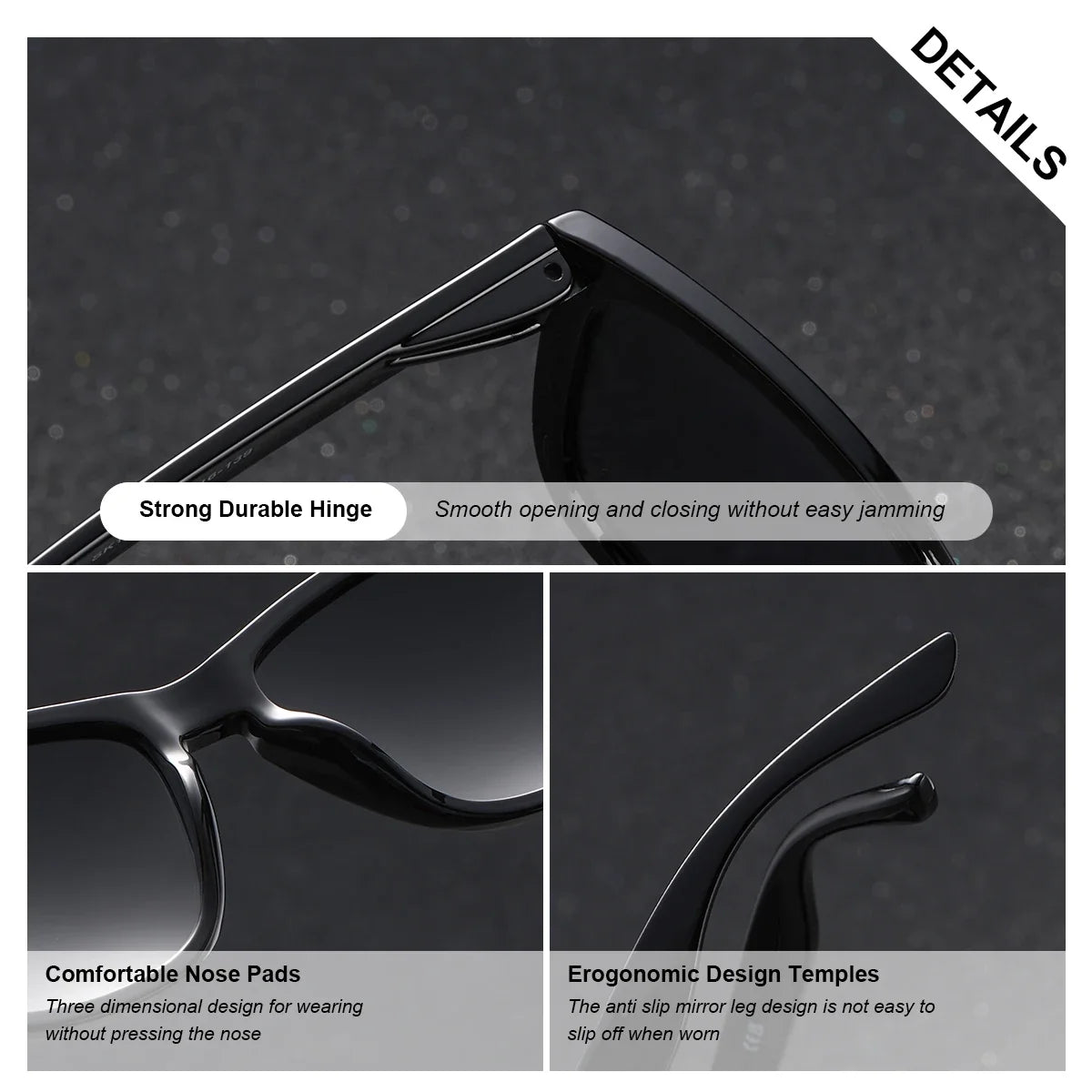 BARCUR Oval Polarized Sunglasses for Women – UV400