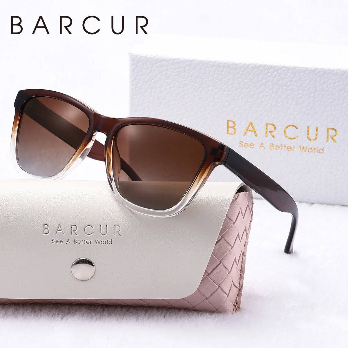 BARCUR Oval Polarized Sunglasses for Women – UV400