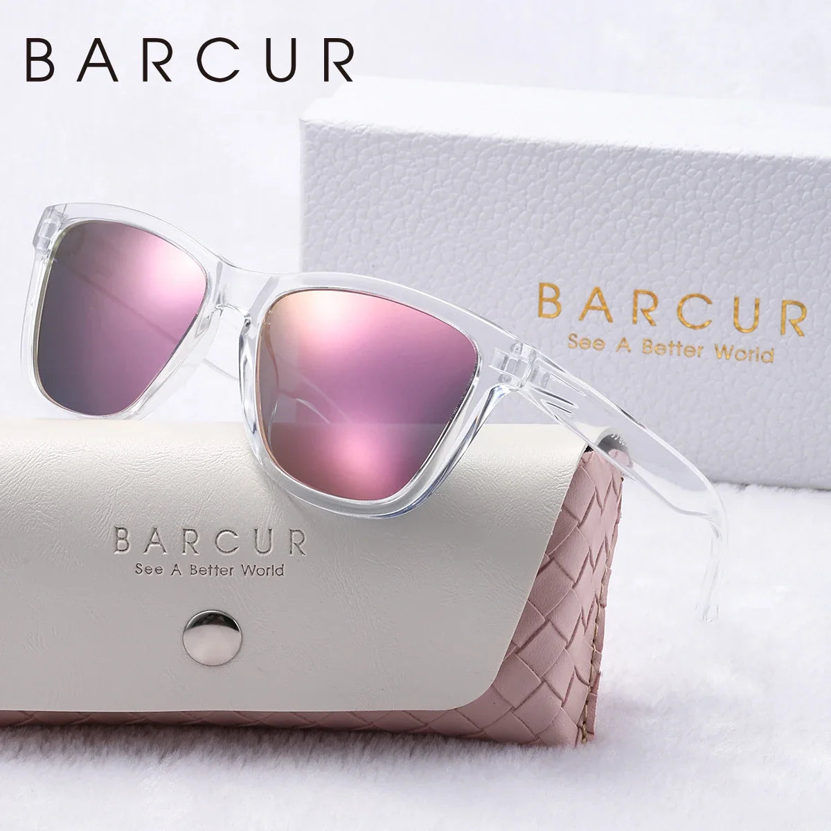 BARCUR Oval Polarized Sunglasses for Women – UV400