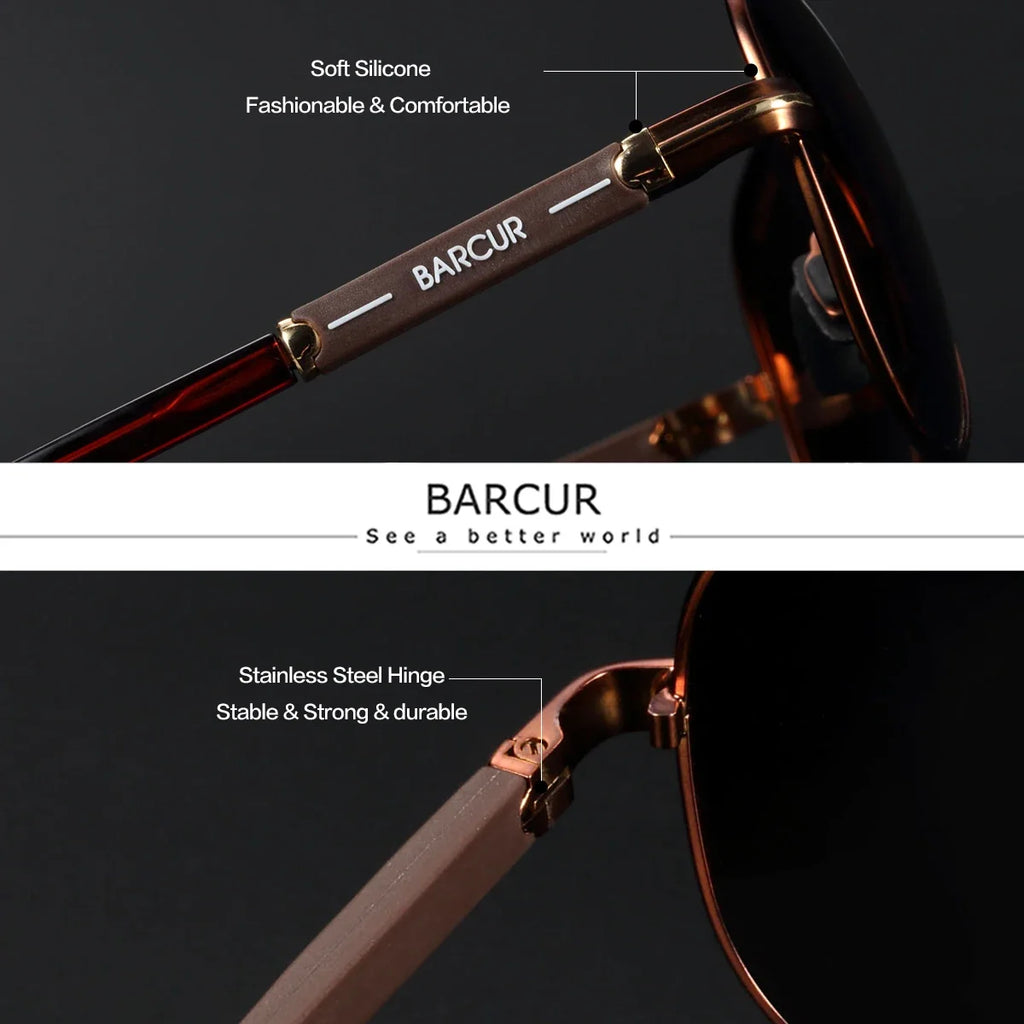 BARCUR Oversize Polarized Sunglasses for Women – UV400