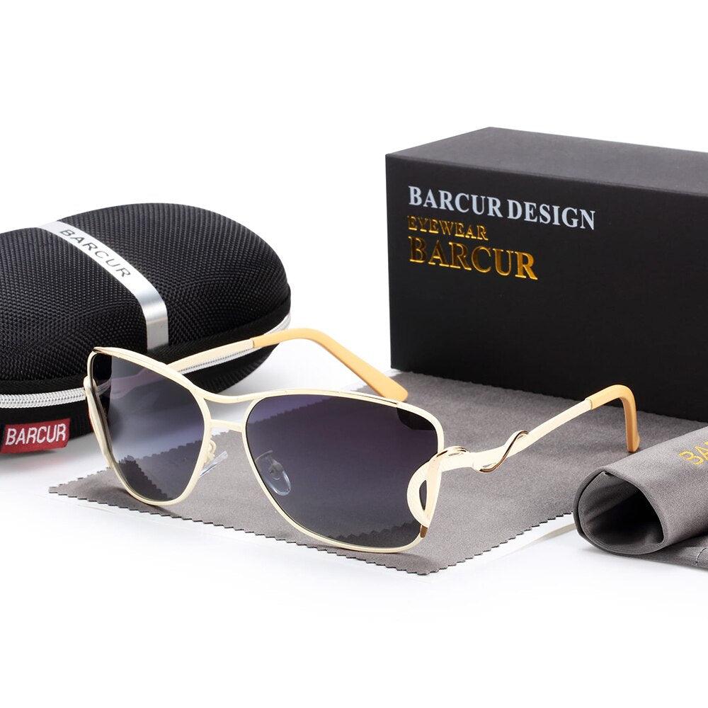 BARCUR Oversized Square Polarized Sunglasses Women