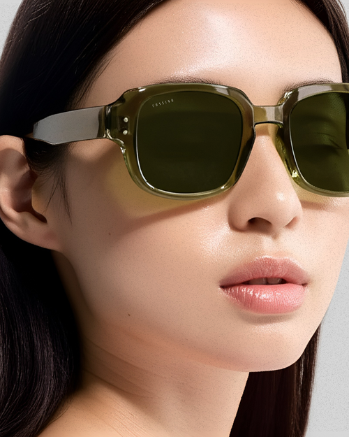50mm Soft Edge Sunglasses – Vibrant Green