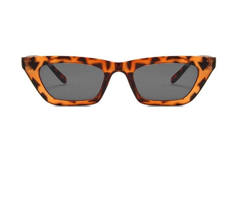 Retro Cat Eye Rectangle Sunglasses for Women