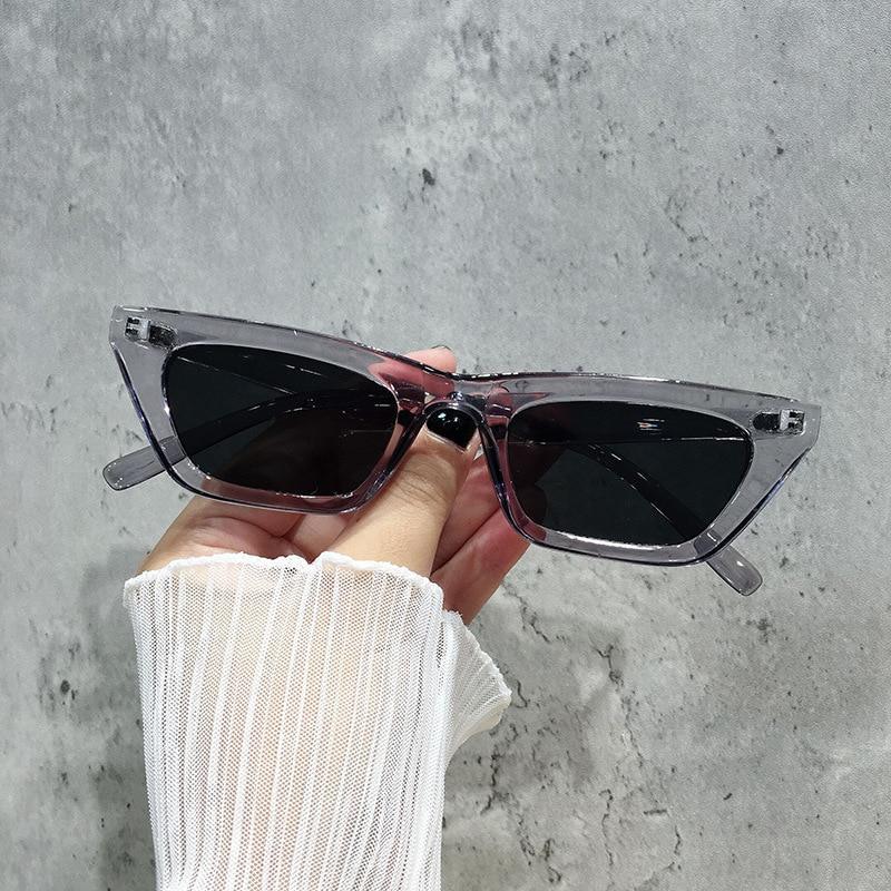 Retro Cat Eye Rectangle Sunglasses for Women