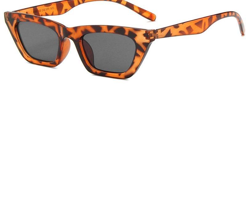Retro Cat Eye Rectangle Sunglasses for Women