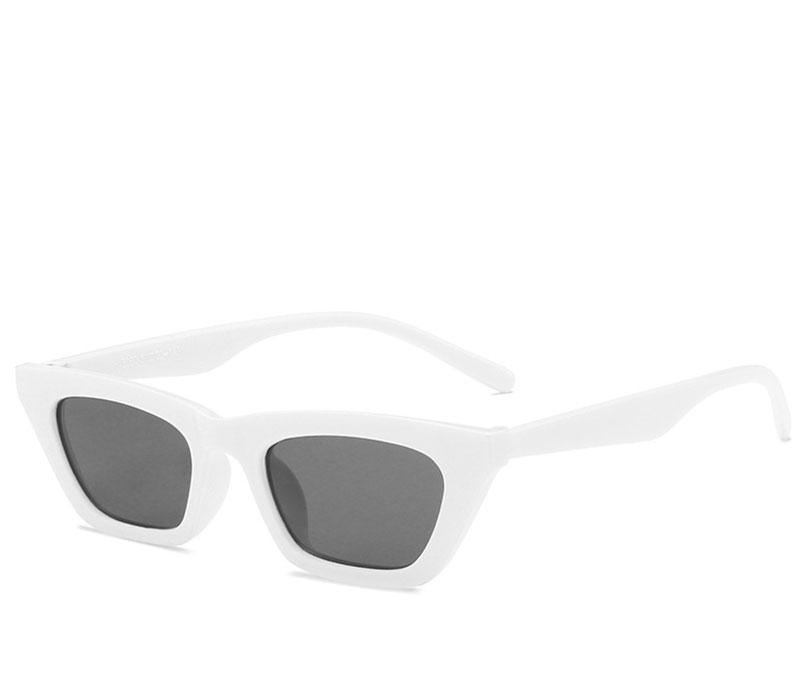 Retro Cat Eye Rectangle Sunglasses for Women