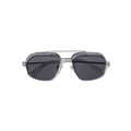 Bold Black 56mm Aviator Sunglasses | Black