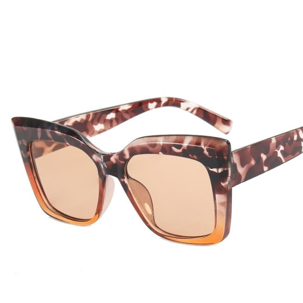 Oversized Cat Eye Sunglasses – Thick Frame UV400 Unisex