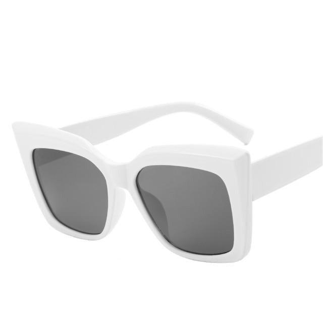 Oversized Cat Eye Sunglasses – Thick Frame UV400 Unisex
