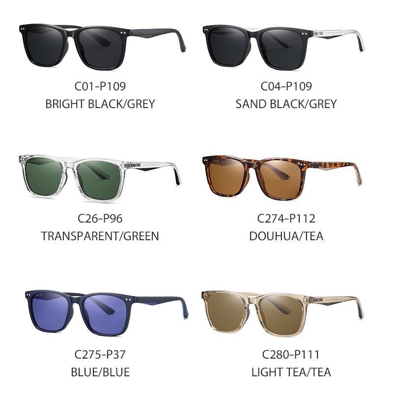 Vintage Square Polarized Sunglasses Unisex – UV400
