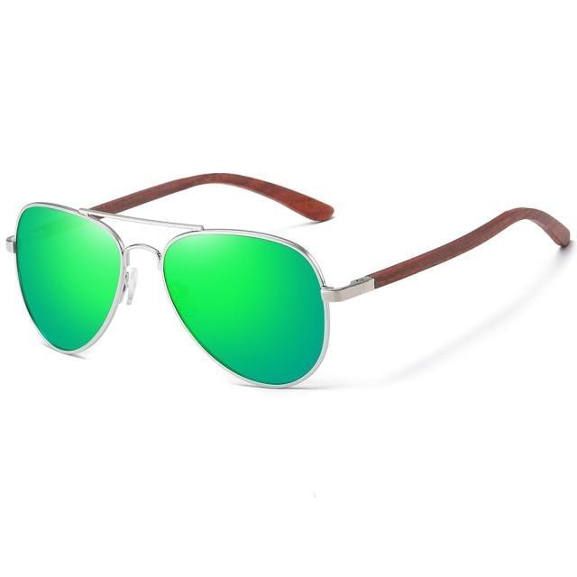 Classic Pilot Sunglasses for Men – Metal Frame UV400