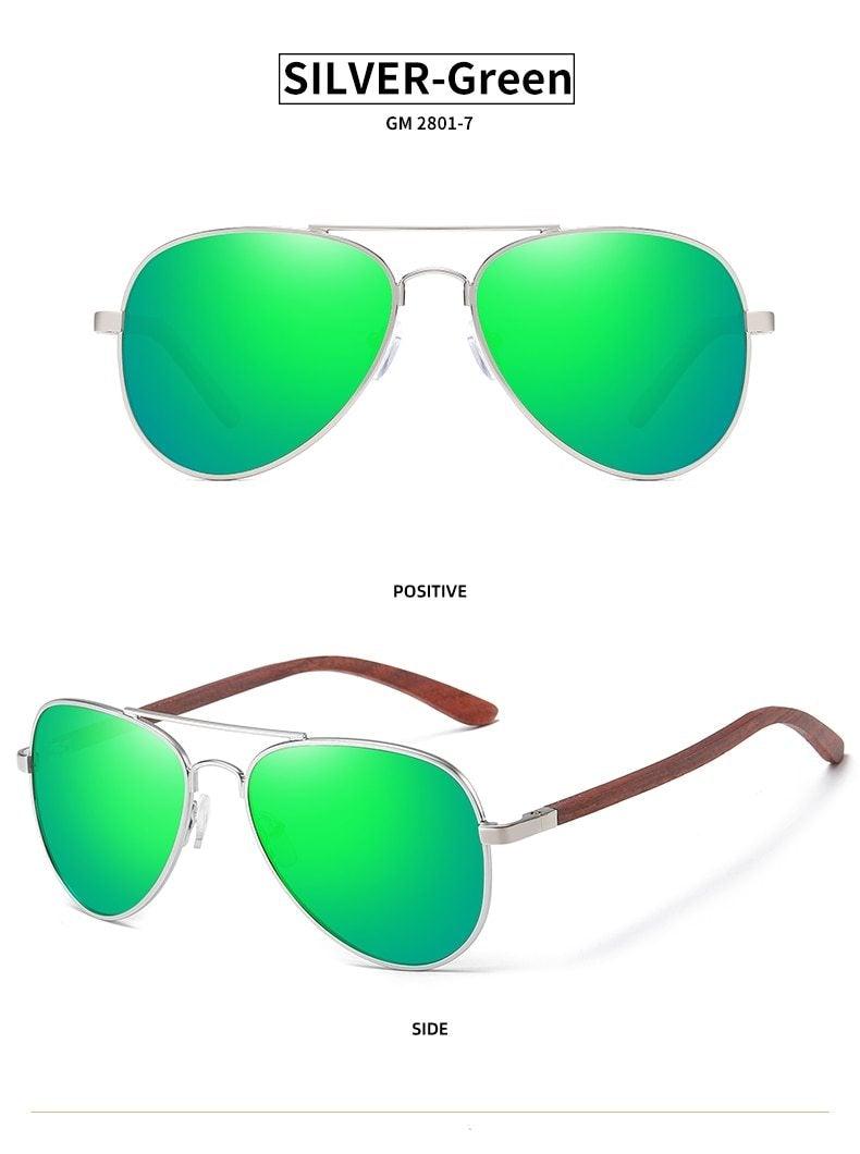 Classic Pilot Sunglasses for Men – Metal Frame UV400