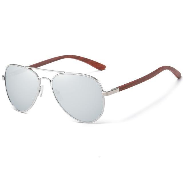 Classic Pilot Sunglasses for Men – Metal Frame UV400