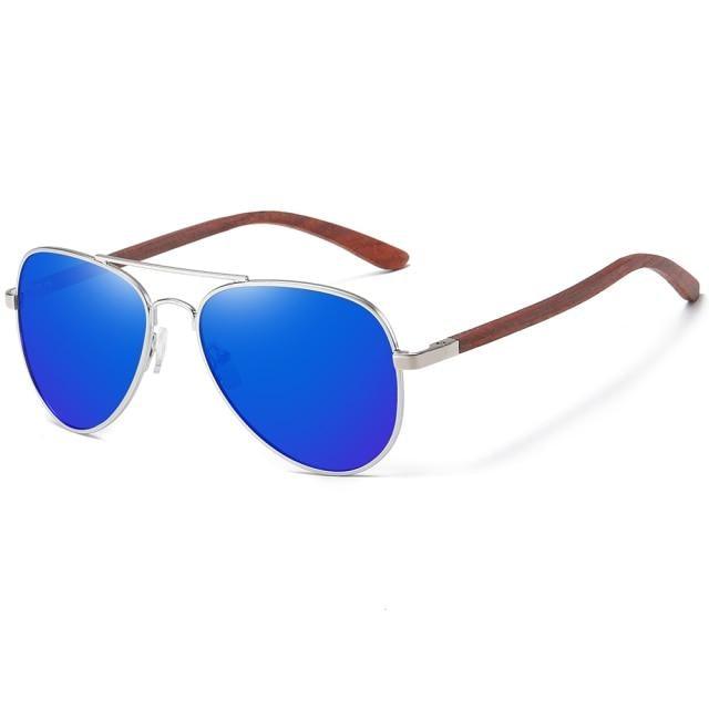 Classic Pilot Sunglasses for Men – Metal Frame UV400