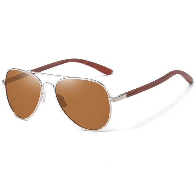 Classic Pilot Sunglasses for Men – Metal Frame UV400