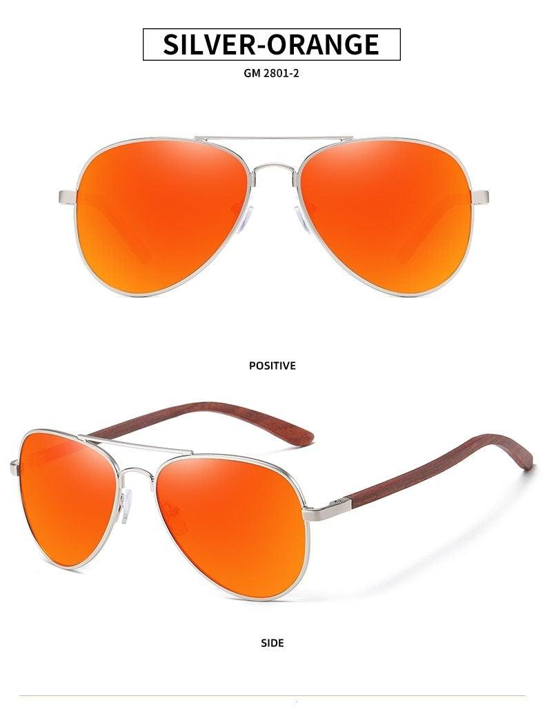 Classic Pilot Sunglasses for Men – Metal Frame UV400