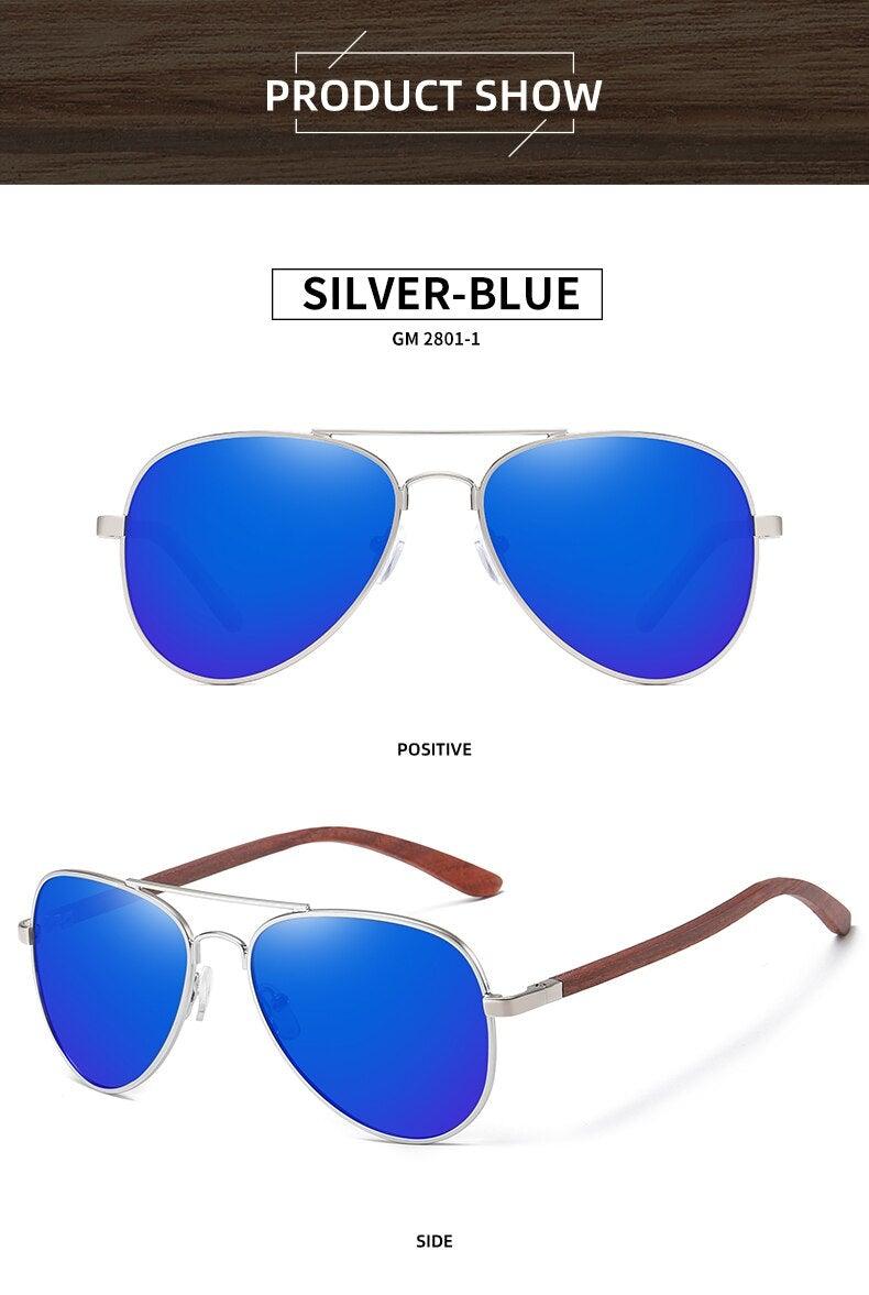 Classic Pilot Sunglasses for Men – Metal Frame UV400
