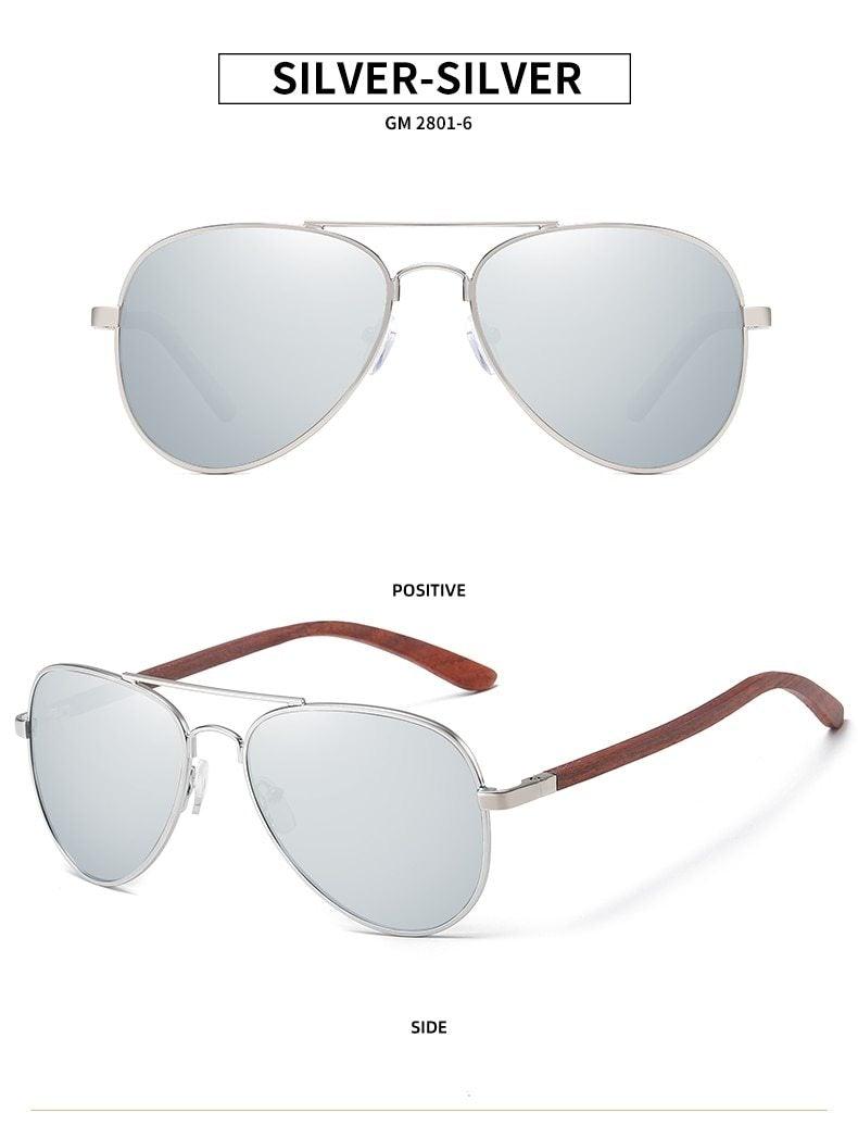 Classic Pilot Sunglasses for Men – Metal Frame UV400