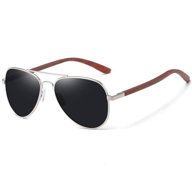 Classic Pilot Sunglasses for Men – Metal Frame UV400