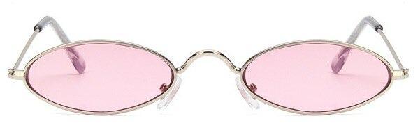 Cute Black Round Sunglasses – Vintage Oval Small Metal Frame Women's