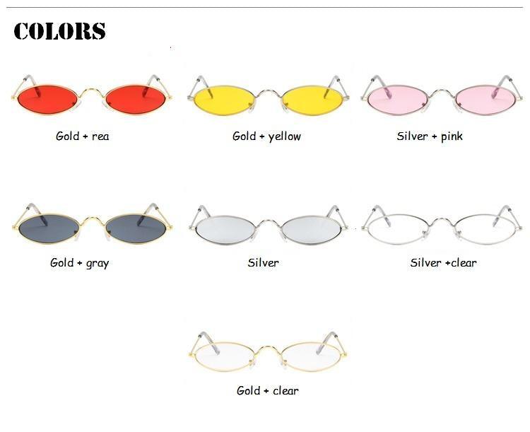 Cute Black Round Sunglasses – Vintage Oval Small Metal Frame Women's