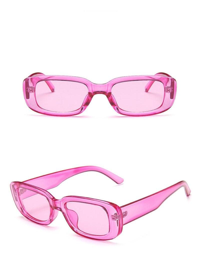Cute Purple Oval Sunglasses – Lightweight Retro UV400 Women's